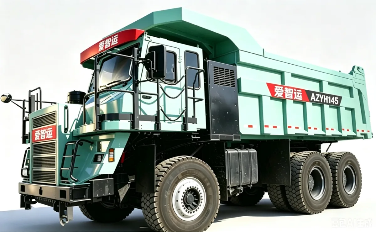 145T methanol range-extended mining truck
